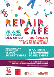 Changement de date en novembre pour le Repair Café !