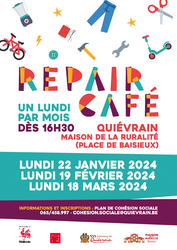 COHÉSION SOCIALE : Le Repair Café, pour tous vos objets