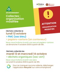 ENVIRONNEMENT / Collectes : organisation modifiée