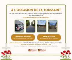 LA TOUSSAINT APPROCHE… PENSONS À NOS AÎNÉS