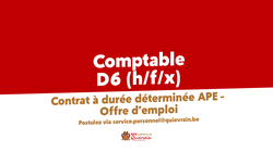 Offre d'emploi : Comptable D6